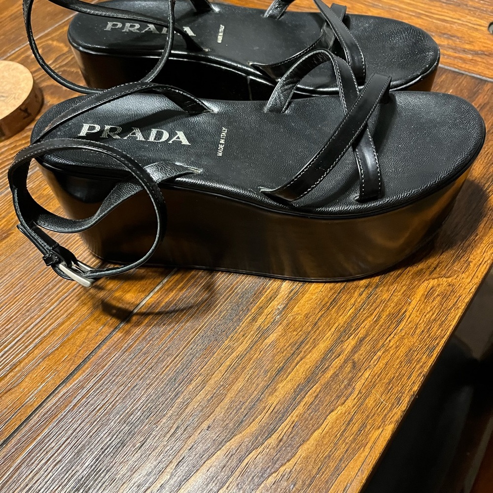 PRADA Platform Summer Sandals!